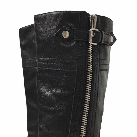 SOLD FRANCO SARTO Panko Leather Knee-High Boots - Picture 5 of 13